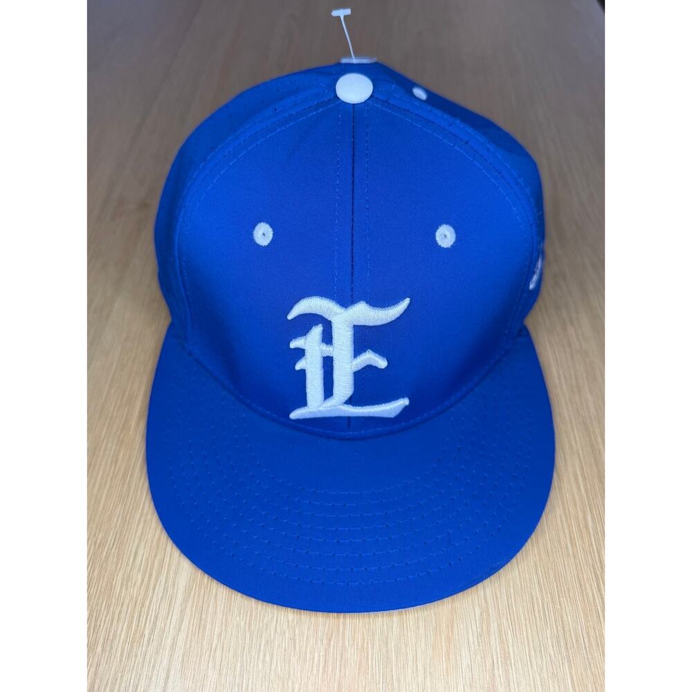 NWT The Game Pro Hat L GP521 Fitted Royal Blue Embroidered E LGM "Lets Go Mets"?